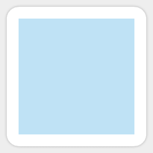 Solid Robin's Egg Light Blue Monochrome Minimal Design Sticker